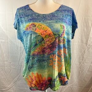 Sea turtle fish shirt